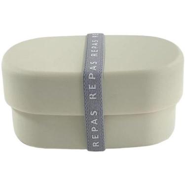 2段オーバルランチ 220ml/350ml アイボリー ルパ お弁当箱