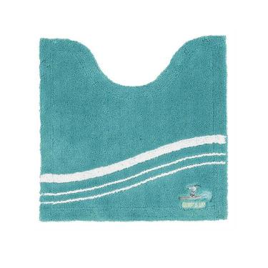 スヌーピーサーフ トイレマット ターコイズブルー