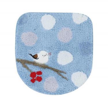 シマエナガちゃん 兼用フタカバー ブルー