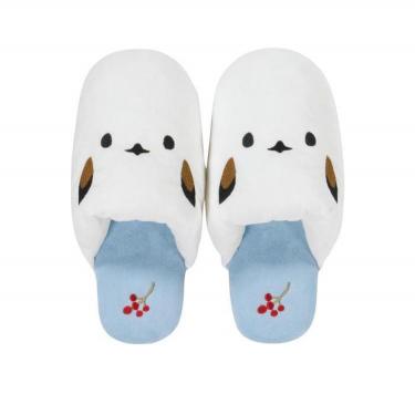 シマエナガちゃん スリッパ 23～25cm ブルー