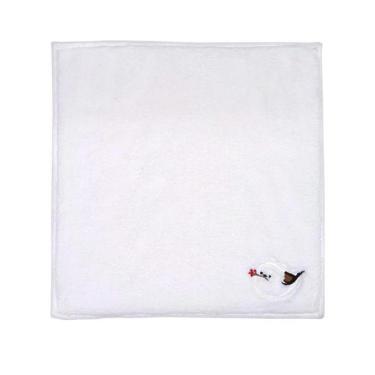シマエナガちゃん ミニタオル 25×25cm ホワイト