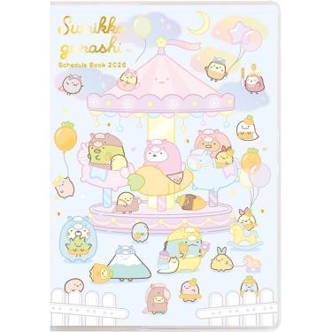 2025年10月始まり手帳 月間 A6 すみっコぐらし 遊園地