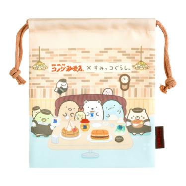 マチ付巾着 コメダ珈琲店×すみっコぐらし B