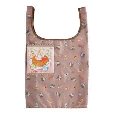 ポーチ付きショッピングバッグ コメダ珈琲店×すみっコぐらし