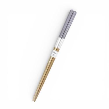 六角箸 25.5cm グレー