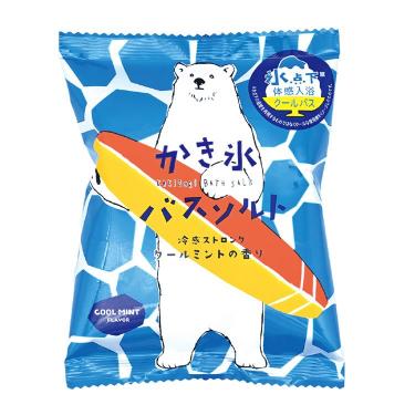 かき氷バスソルト クールミントの香り 1回分 55g