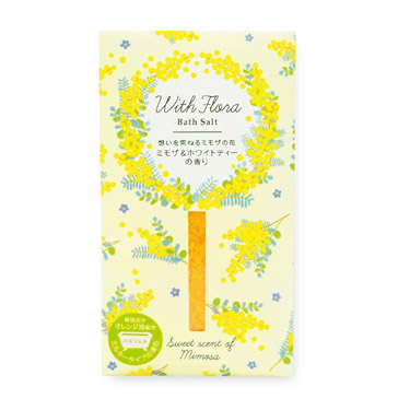 ミルキーバスソルト ミモザ 分包 40g