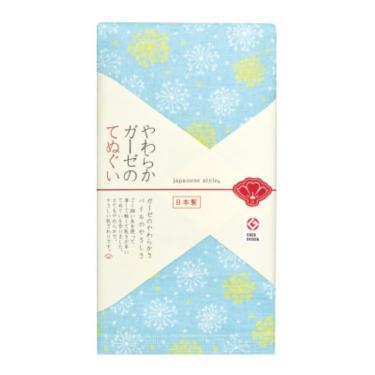 やわらかガーゼのてぬぐい 34×90cm ぼたん花火