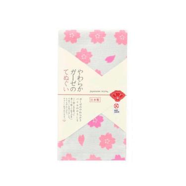 やわらかガーゼのてぬぐい 34×90cm ちびさくら