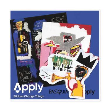 【アーティスティックデザイン】MoMA×バスキア Wネームバッグ バスキア ステッカー Jazz(Jazz): MoMA Design Store | ロフト