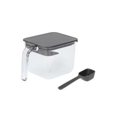 調味料ポット ワイド グレー【ロフト限定】