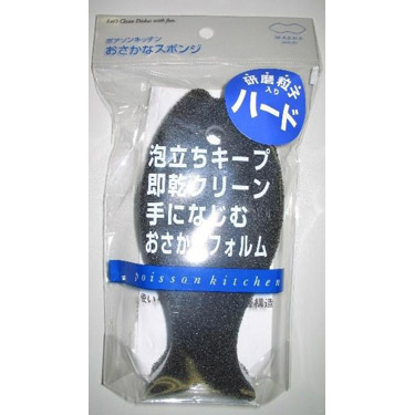おさかなスポンジハード ブラック マーナ