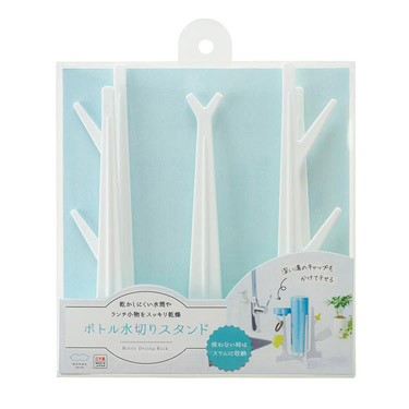 ボトル水切りスタンド ホワイト マーナ
