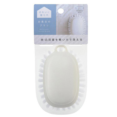 お風呂のブラシ ホワイト きれいに暮らす マーナ