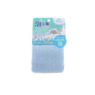 泡工場つるつる ボディタオル ブルー マーナ【ロフト限定】