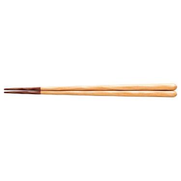 箸 けずり桜 箸先うるし 大 23.5cm(けずり桜23.5cm): ホーム