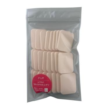 メイクアップパフ コンパクト型 24個入