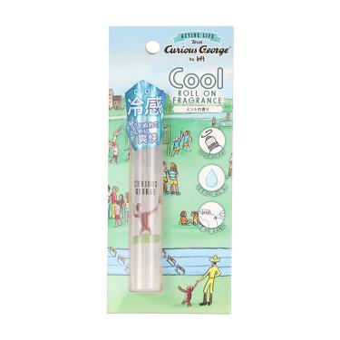 ロールオンフレグランス ミントの香り おさるのジョージ ベースボール