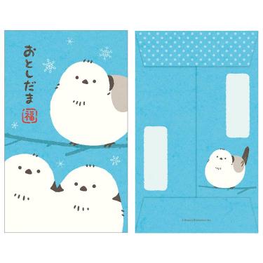 年賀ポチ袋 干支柄 シマエナガ 3枚入り