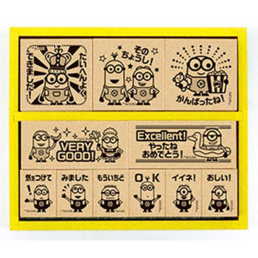 木製ごほうびスタンプ ミニオンズ