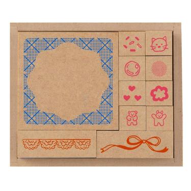 いろどりはんこばこ ニコニコ