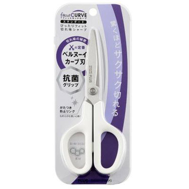 フィットカットカーブ スタンダード 抗菌グリップ ホワイト