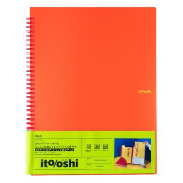 イトオシ ツインリング型ファイル A4 1ポケット オレンジ
