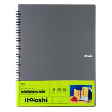 イトオシ ツインリング型ファイル A4 1ポケット ブラック