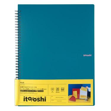 イトオシ ツインリング型ファイル A4 2ポケット クリーン
