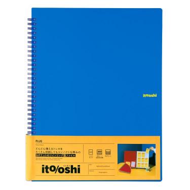 イトオシ ツインリング型ファイル A4 9ポケット ブルー
