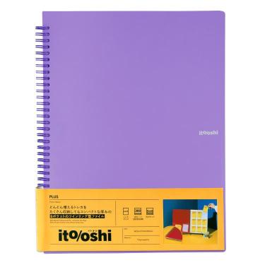 イトオシ ツインリング型ファイル A4 9ポケット パープル