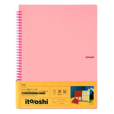 イトオシ ツインリング型ファイル A4 9ポケット ピンク