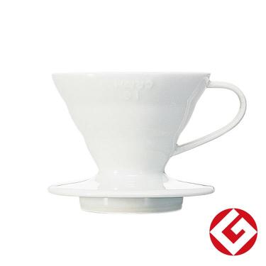 V60 透過ドリッパー 01 セラミックW(01): ホーム＆キッチン