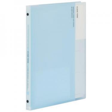 バインダー B5 スリム クリーントーン ライトブルー
