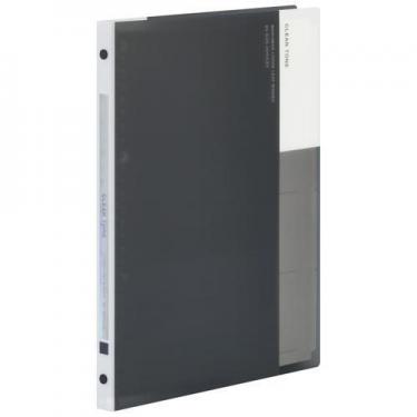 バインダー B5 スリム クリーントーン ブラック