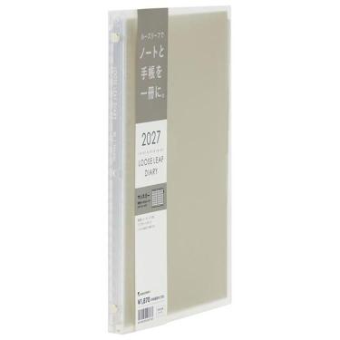 2027年1月始まり 月間 B5 ルーズリーフダイアリー クリア