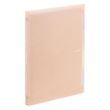 バインダー B5 カケセル クリア ライトピンク