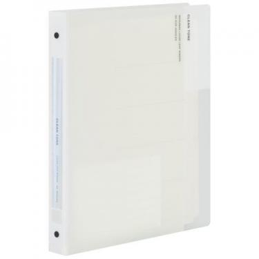 バインダー B5 ワイド クリーントーン ホワイト