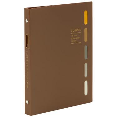 クラルテ バインダー A5 ブラウン
