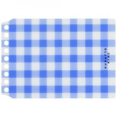 くるっとリング ミニサイズ 表紙 チェック 青