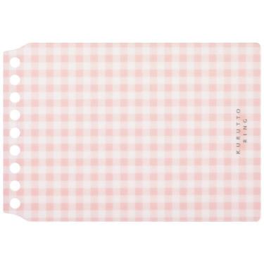 くるっとリング ミニサイズ 表紙 ミニギンガム ライトピンク