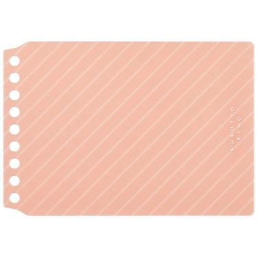 くるっとリング ミニサイズ 表紙 ストライプ コーラル