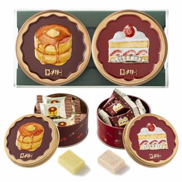 はじけるキャンディチョコレート。 ホットケーキ缶&ショートケーキ缶
