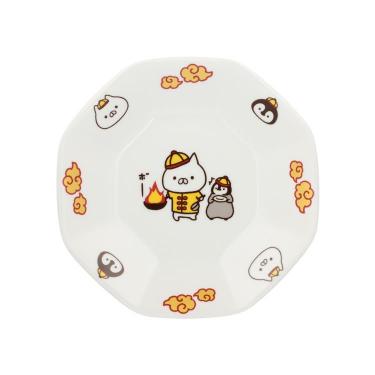 八角皿 ねこぺん日和