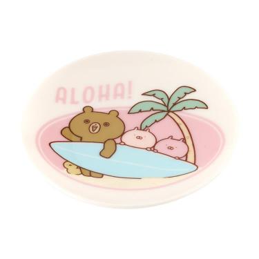 ９ｃｍプレート　ＡＬＯＨＡ　うさまる　ＳＵＲＦ’Ｓ　ＵＰ