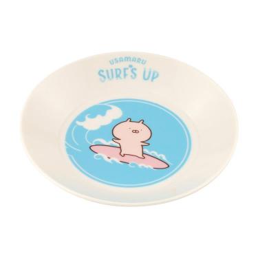 １３ｃｍプレート　サーフィン　うさまる　ＳＵＲＦ’Ｓ　ＵＰ