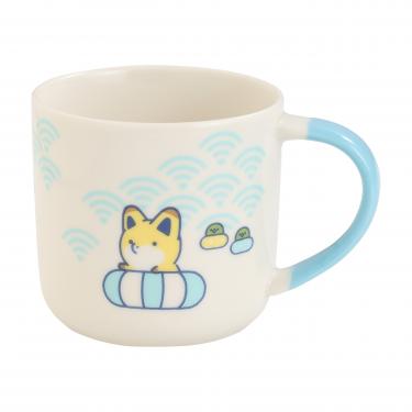 マグカップ　サマー　タヌキとキツネ