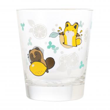 ガラスタンブラー サマー タヌキとキツネ
