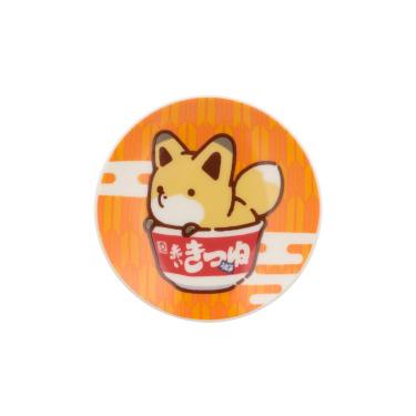 小皿　赤いきつねと緑のたぬき　タヌキ　キツネ　タヌキとキツネ