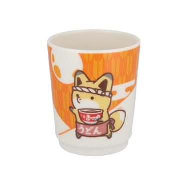 湯呑み　赤いきつねと緑のたぬき　タヌキ　キツネ　タヌキとキツネ